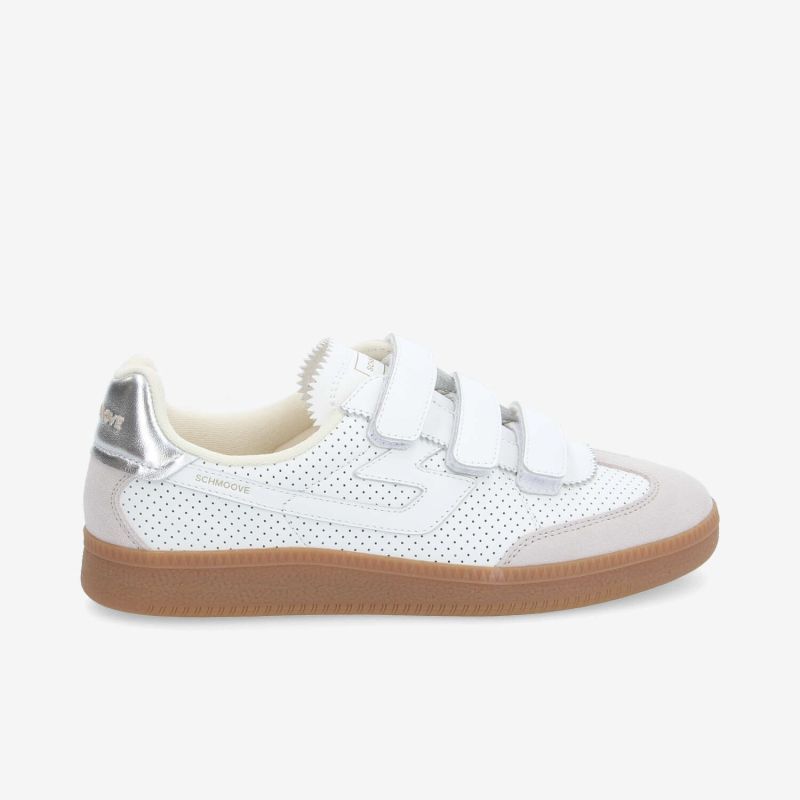 SHEFFIELD STRAPS W - PUNCH/NAP/SUEDE - WHITE/OFF WHITE